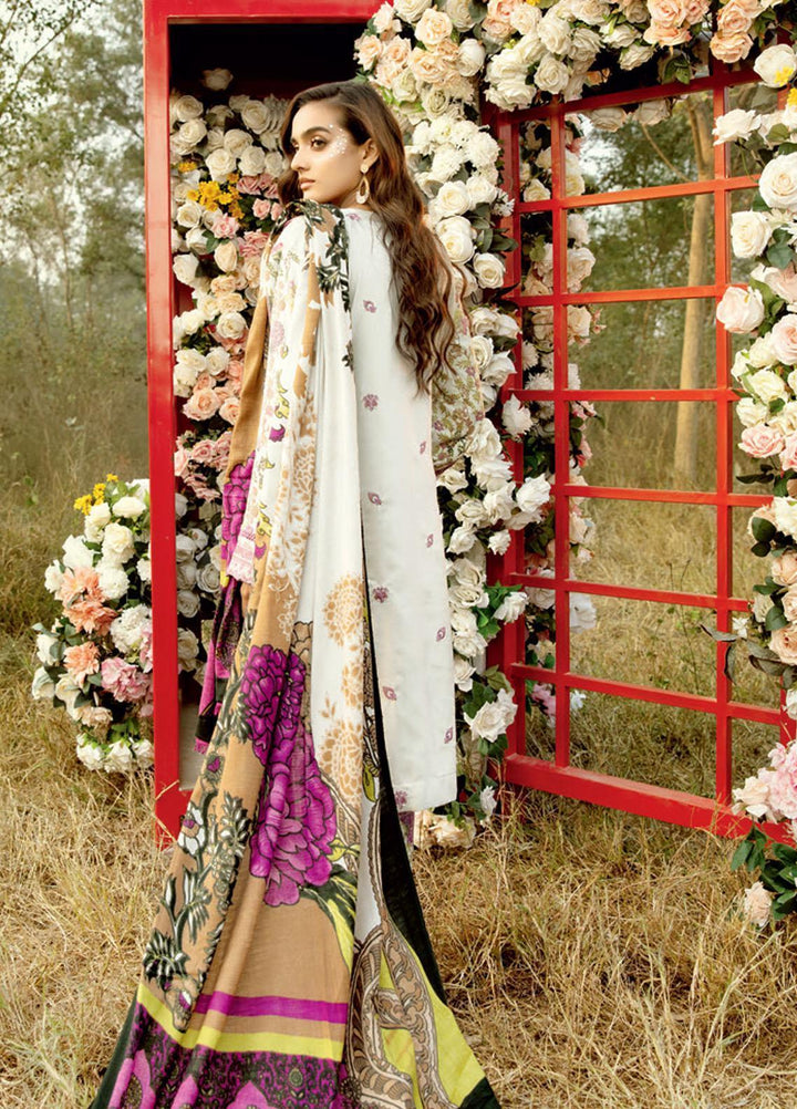 Tehzeeb by Riaz Arts Embroidered Leather Peach Suits Unstitched 3 Piece RA21TL LP-08 - Winter Collection