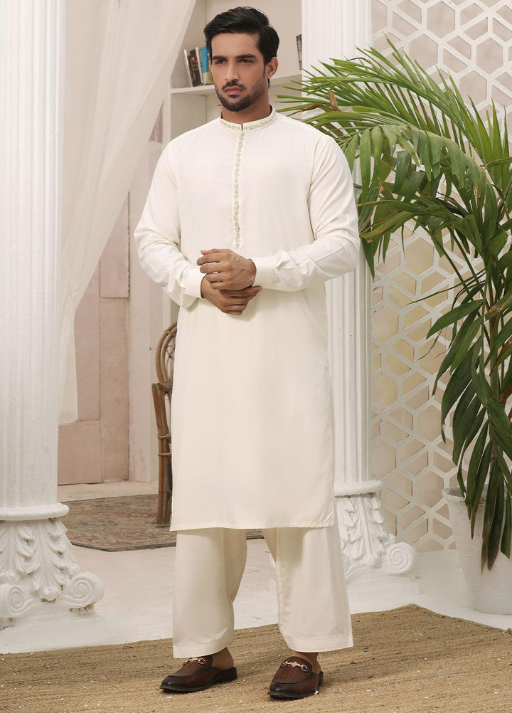 The Great Master (TGM) Boski Formal Men Kameez Shalwar -  BLISSFUL BLOOM