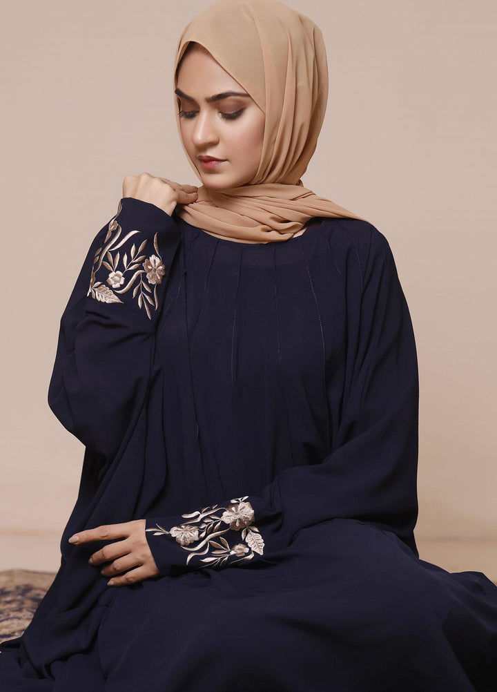 The Great Master (TGM)  Korean Nida Front Closed Abaya TGM22MM Sheesh Mahal