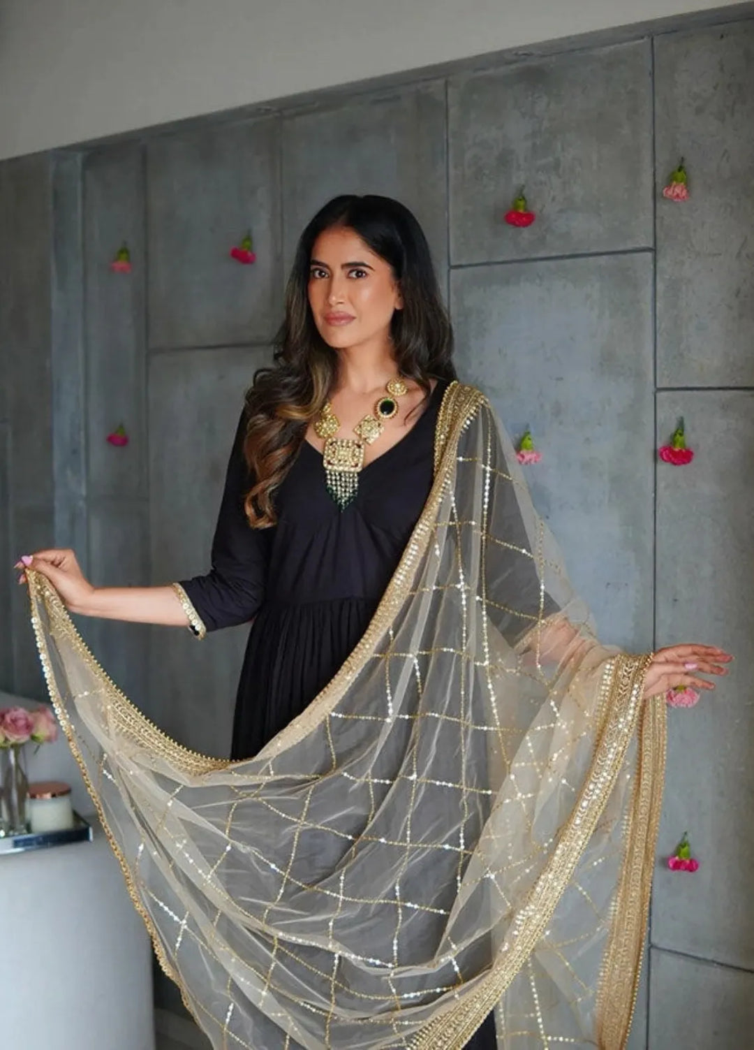 The Girls Store Pret Solid Chiffon 2 Piece Suit Clara