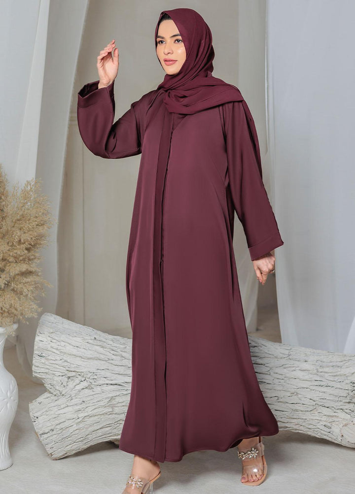 The Great Master (TGM)  Korean Nida Front Open Abaya Bella