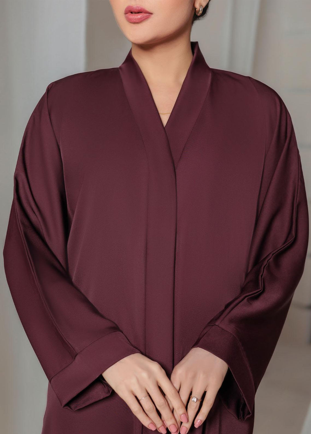 The Great Master (TGM)  Korean Nida Front Open Abaya Bella
