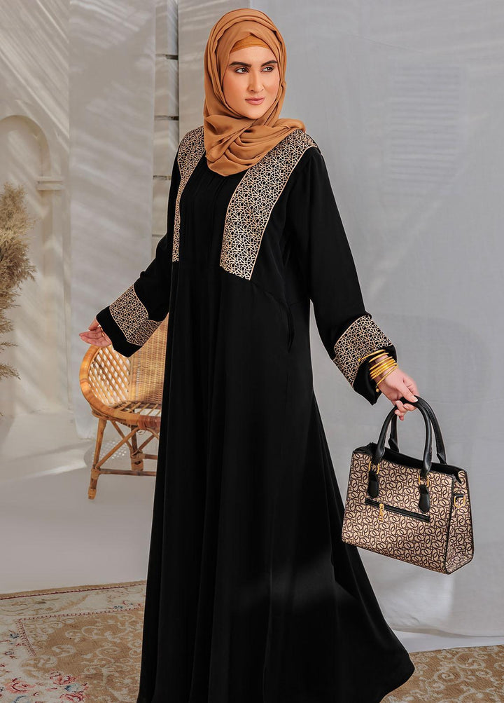 The Great Master (TGM)  Korean Nida Front Closed Abaya Zoobiya