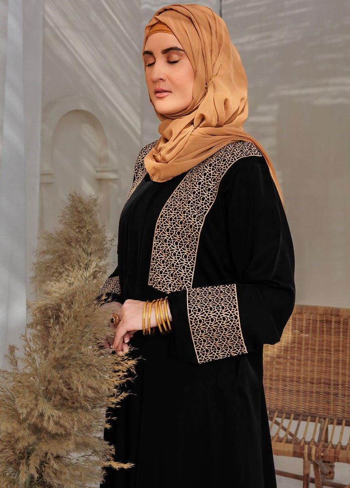 The Great Master (TGM)  Korean Nida Front Closed Abaya Zoobiya