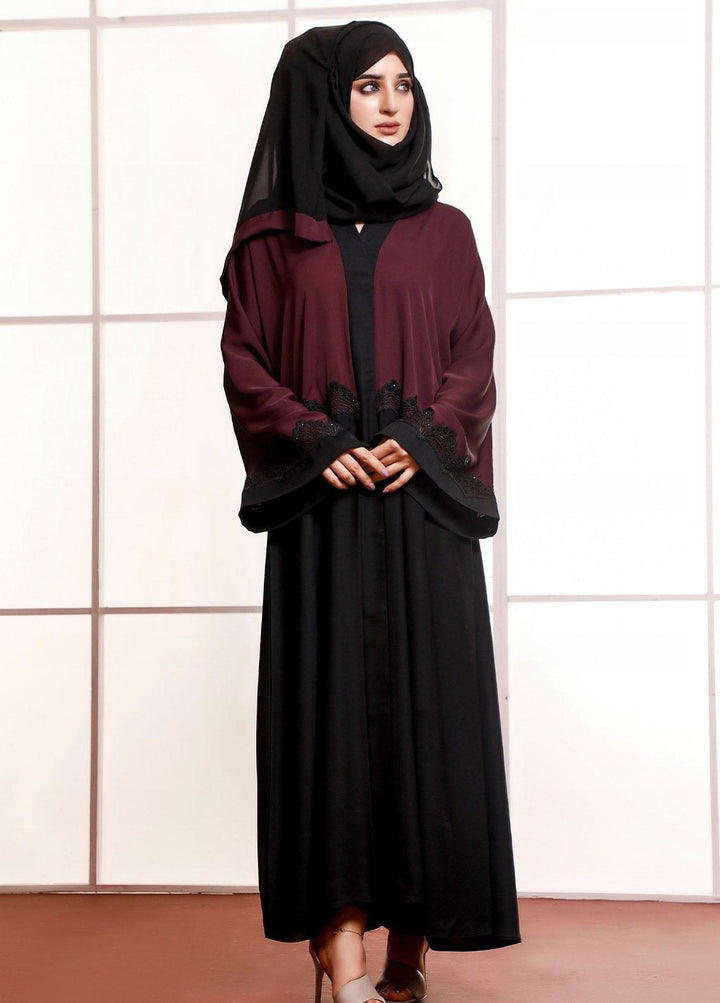 The Great Master (TGM)  Korean Nida Front Open Abaya Maha