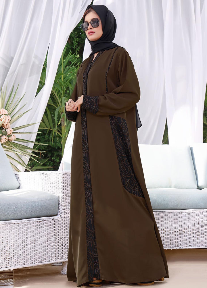 The Great Master (TGM)  Korean Nida Front Open Abaya Zainab