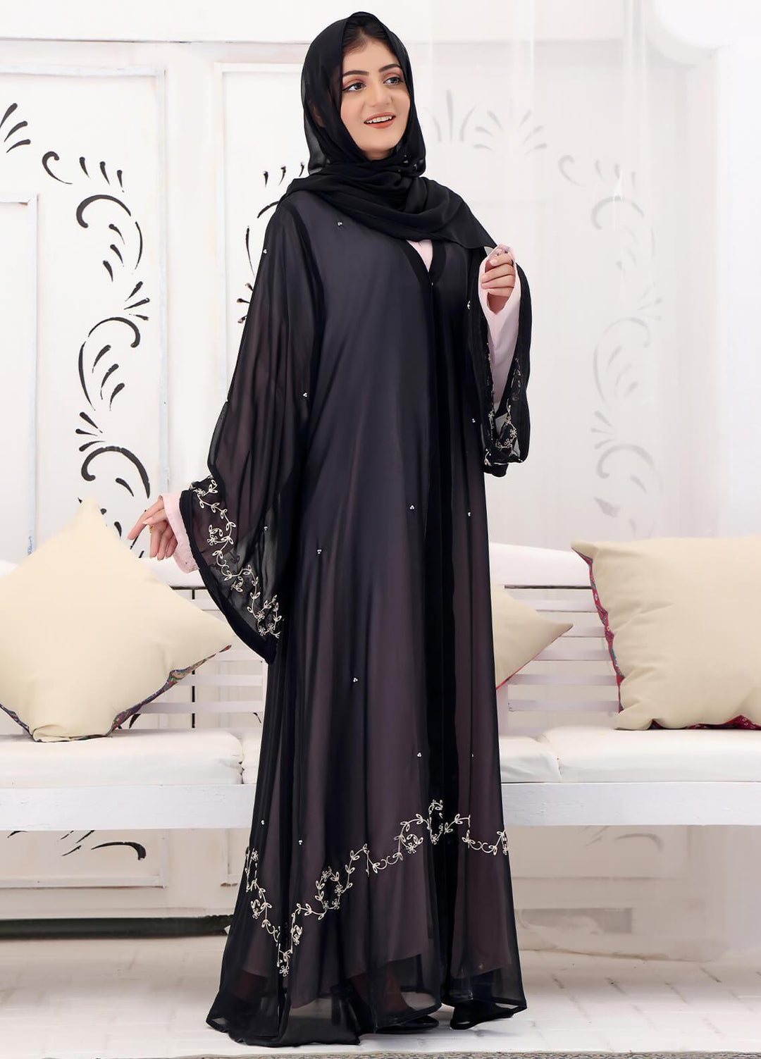 The Great Master (TGM)  Nida Coat Style Abaya Almas