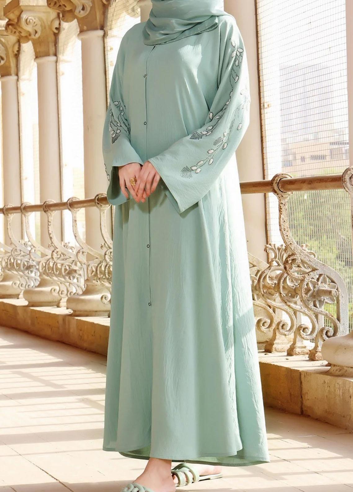 Ezza Collection The Great Master (TGM) Front Open Style Abaya Ezza – Sanaulla Store