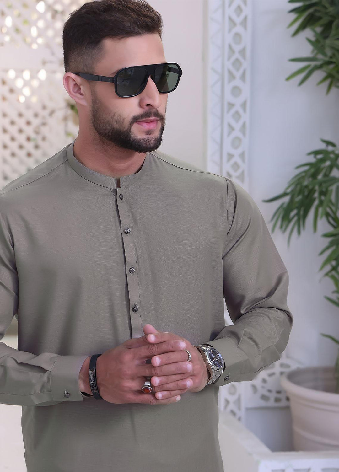 The Great Master (TGM) Suiting Festive 3 Piece Waistcoat Suit for Men -  Hunter Green