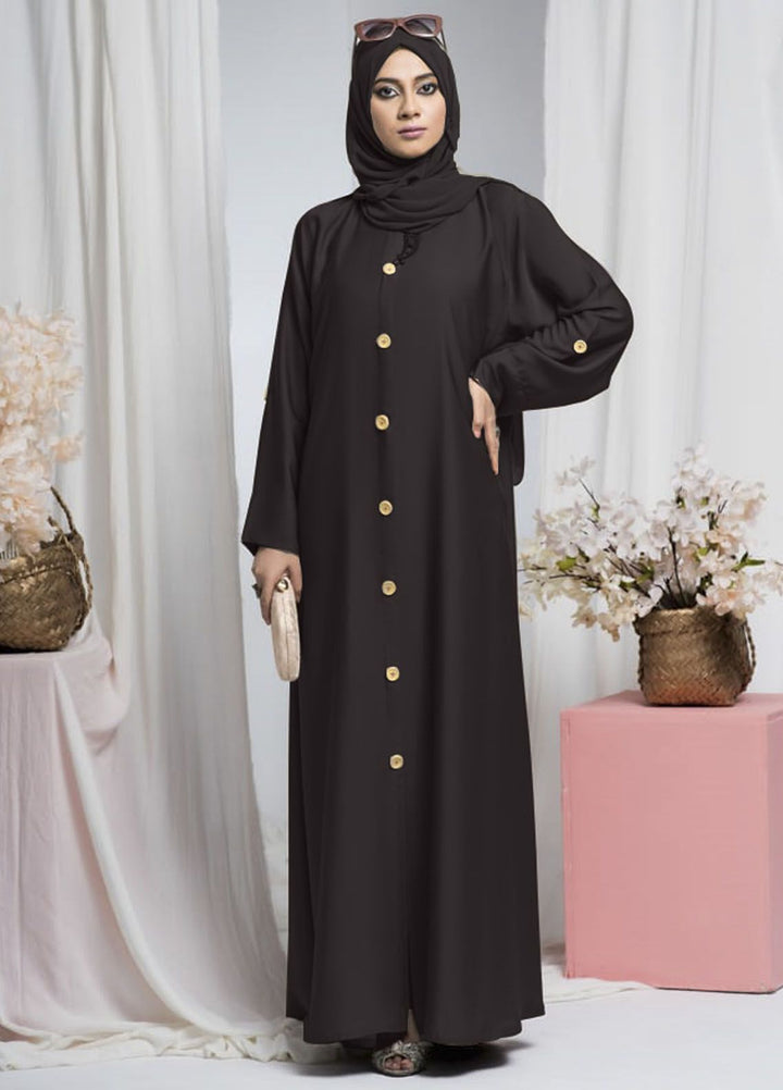 The Great Master (TGM) Pret Front Open Style Nida Abaya Sidra
