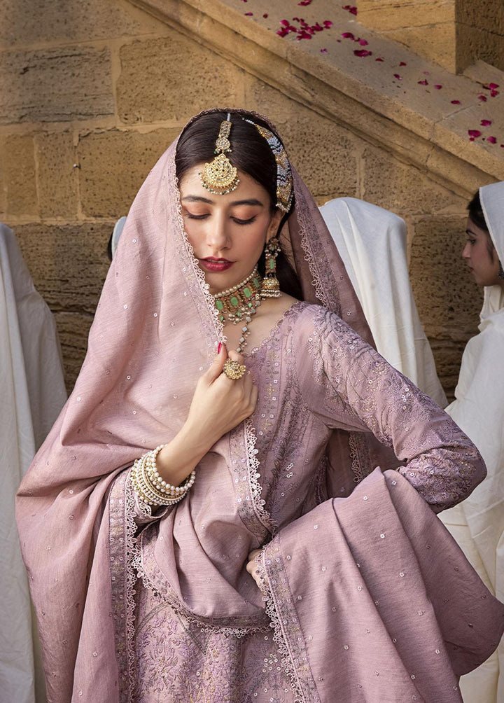 The Mughal Queen by Asim Jofa Embroidered Cotton Suits Unstitched 3 Piece AJ23MQ AJMQ-07 - Eid Collection