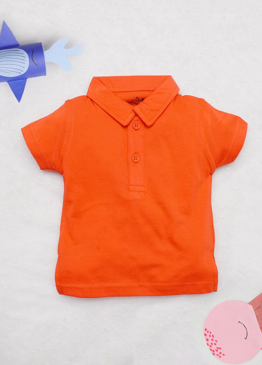 The Nest Cotton Fancy Polo for Boys -  SALT CHUCK POLO