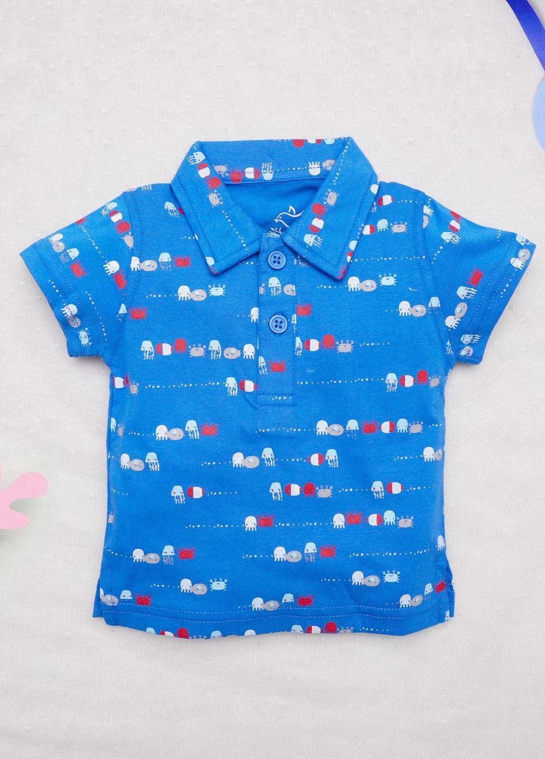 The Nest Cotton Fancy Polo for Boys -  MY LITTLE OCTOPI POLO