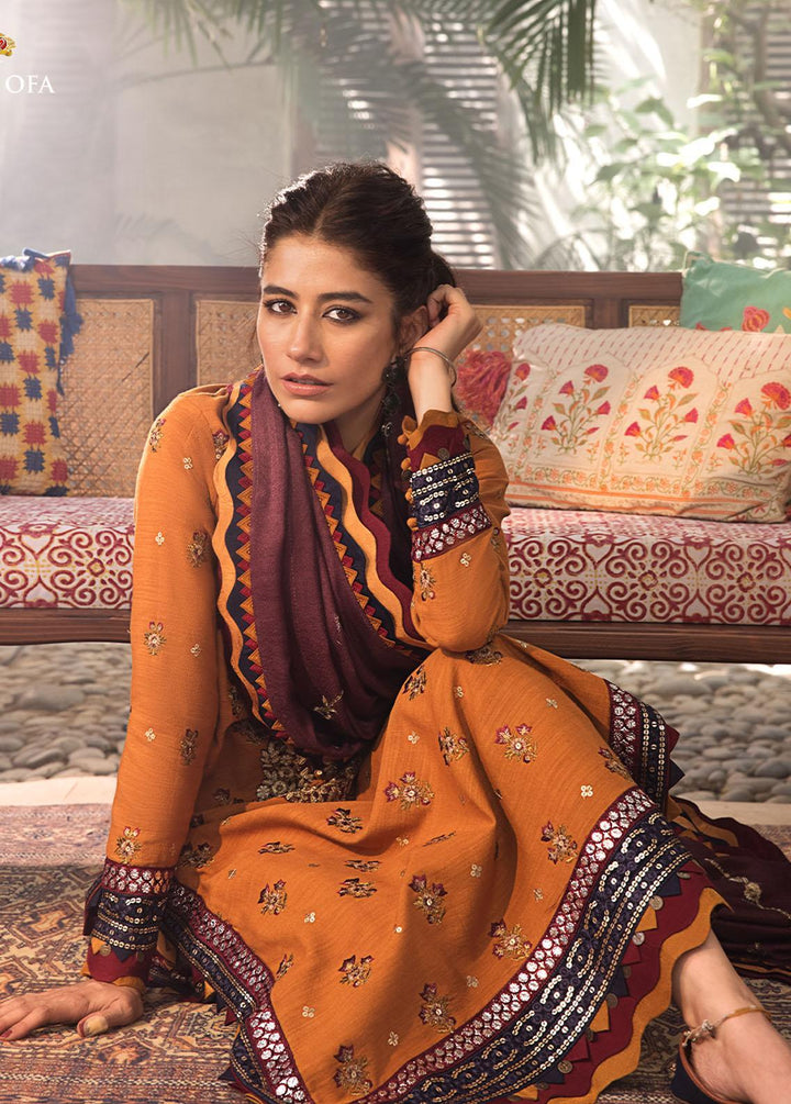 The Syra Edit by Asim Jofa Embroidered  Suits Unstitched 3 Piece AJ22SE AJK-01 - Winter Collection