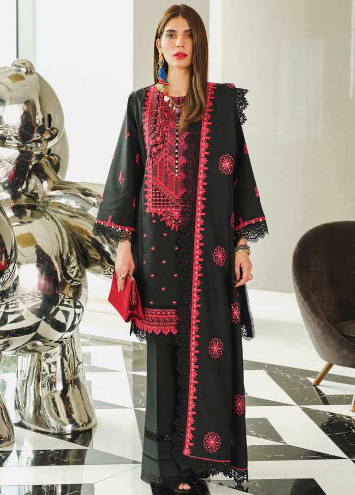 The Winter Affair By Rang Rasiya Embroidered Cotton Satin Suits Unstitched 3 Piece RR22WA 14 Mahroosh - Winter Collection