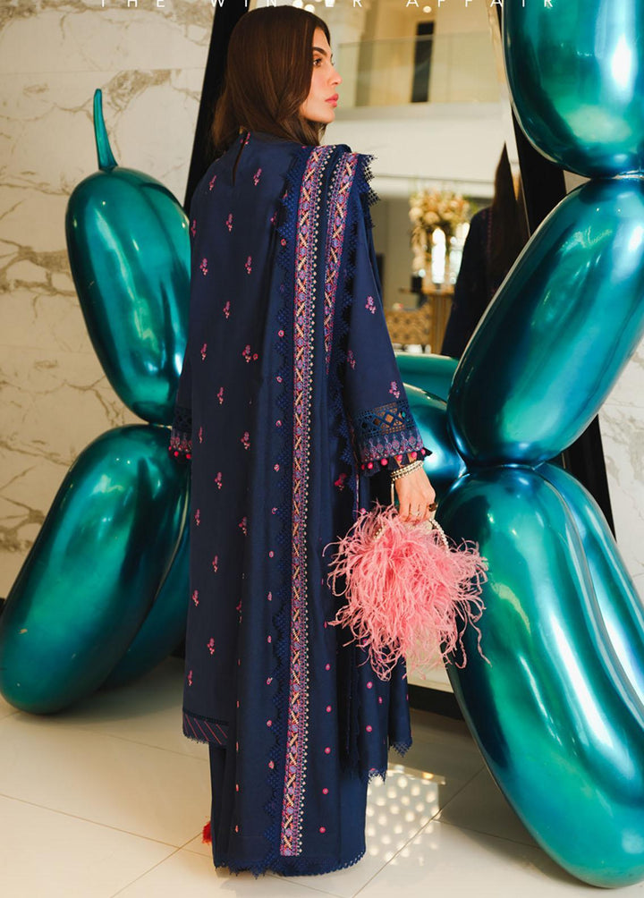 The Winter Affair By Rang Rasiya Embroidered Cotton Satin Suits Unstitched 3 Piece RR22WA 15 Zymal - Winter Collection