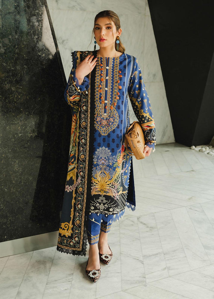 The Winter Affair By Rang Rasiya Embroidered Linen Suits Unstitched 3 Piece RR22WA 23 Mehru - Winter Collection