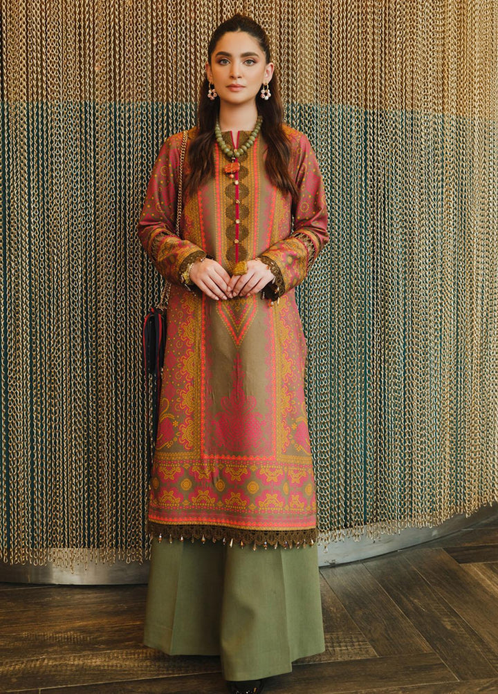 The Winter Affair By Rang Rasiya Printed Linen  Unstitched Kurti RR22WA 29 Sibel - Winter Collection