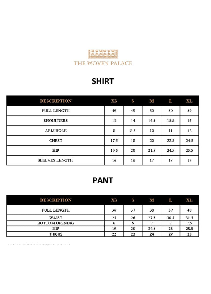 The Woven Palace Casual Pret  Crepe 2 Piece TWP-S006 RUSH