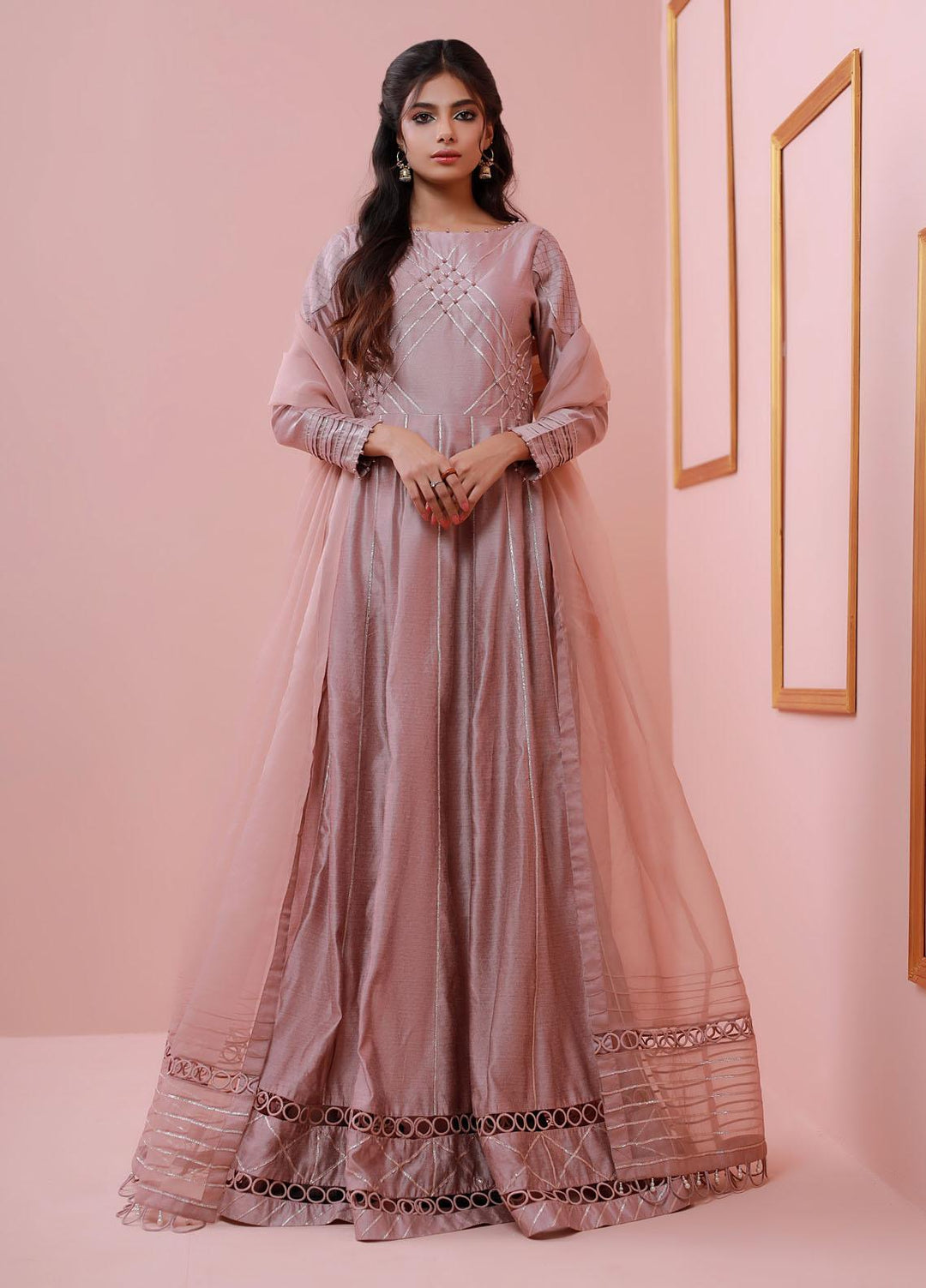 The Woven Palace Pret Cotton Net 3 Piece TWP22F TWP001 GULMOR