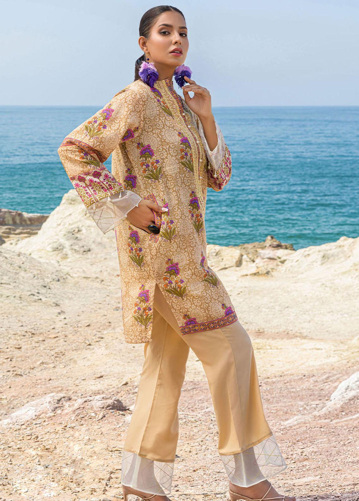 The Woven Palace Embroidered Khaddar Suits Unstitched 2 Piece TWP22K WPK22UN-BG007 AELIN - Winter Collection