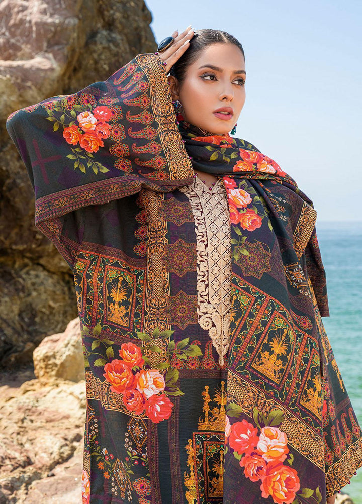 The Woven Palace Embroidered Khaddar Suits Unstitched 3 Piece TWP22K WPK22UN-BL004 VERENA - Winter Collection