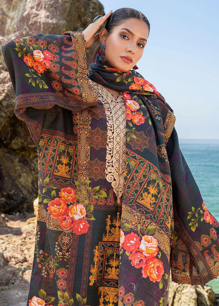 The Woven Palace Embroidered Khaddar Suits Unstitched 3 Piece TWP22K WPK22UN-BL004 VERENA - Winter Collection