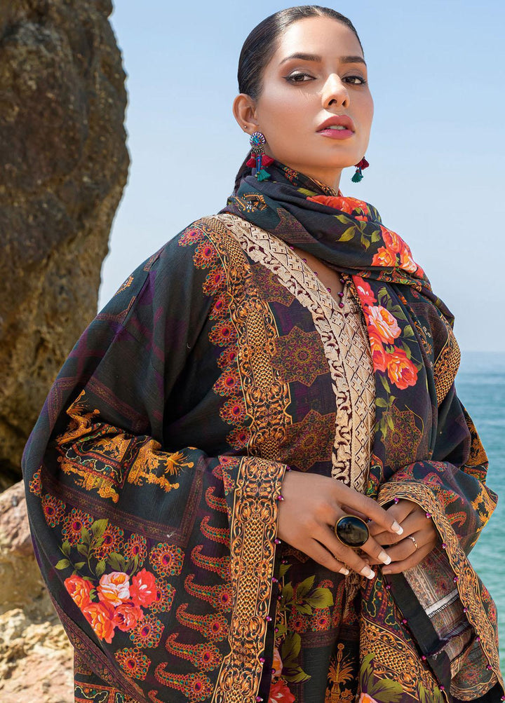 The Woven Palace Embroidered Khaddar Suits Unstitched 3 Piece TWP22K WPK22UN-BL004 VERENA - Winter Collection