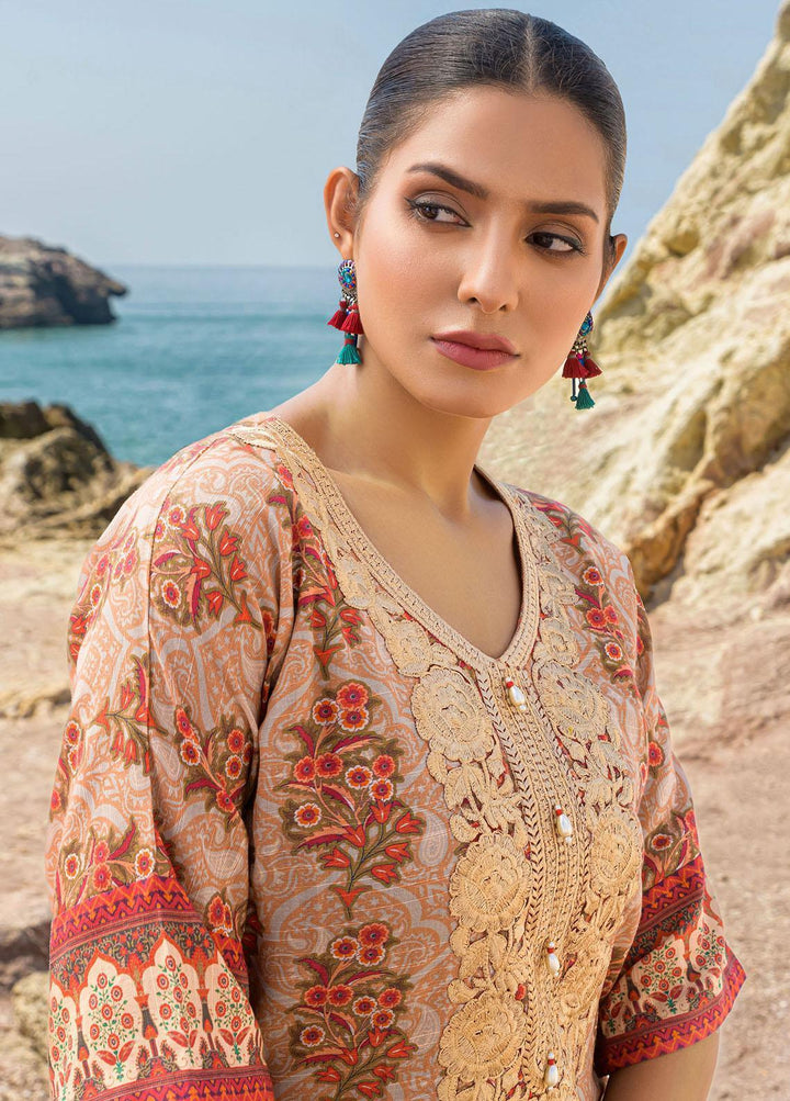 The Woven Palace Embroidered Khaddar Suits Unstitched 2 Piece TWP22K WPK22UN-LO009 NYRA - Winter Collection