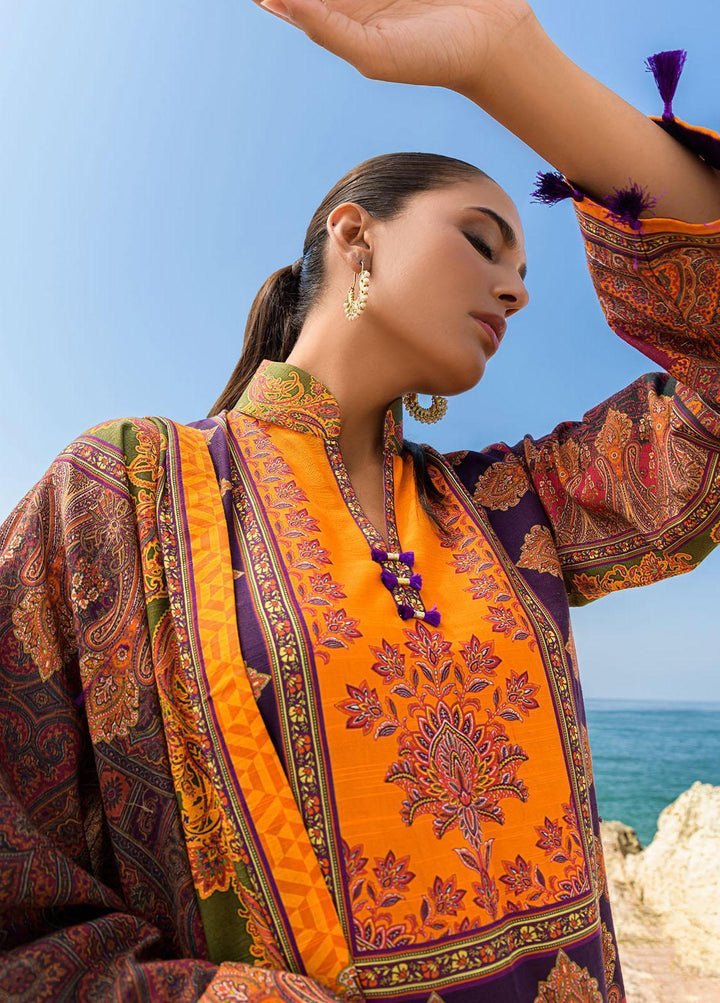 The Woven Palace Embroidered Khaddar Suits Unstitched 3 Piece TWP22K WPK22UN-OR005 THEA - Winter Collection