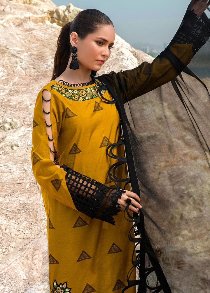 The Woven Palace Embroidered Jacquard Suits Unstitched 2 Piece TWP22ZM WJE22UN-MU004 RUNE - Luxury Collection