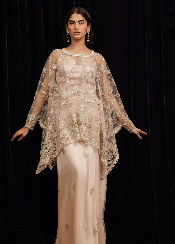 Thread and Motifs Pret Embroidered Net 3 Piece 9477