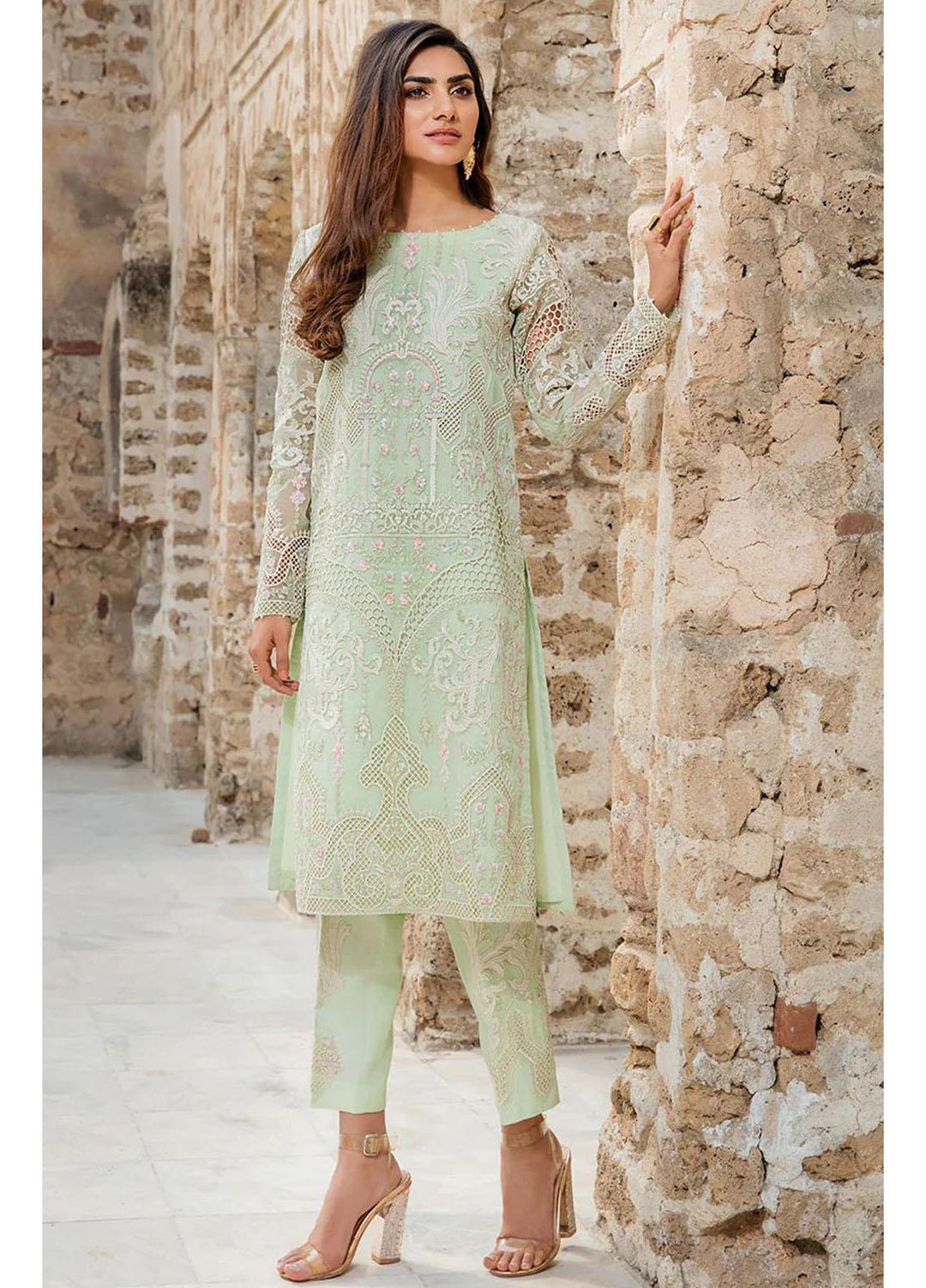 Threads & Motifs Luxury Pret  Organza Shirt 6339