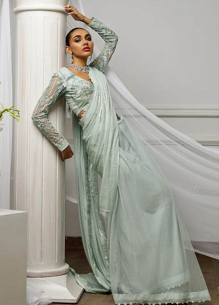 Threads & Motifs Pret Formal Wear Net Saree 8383