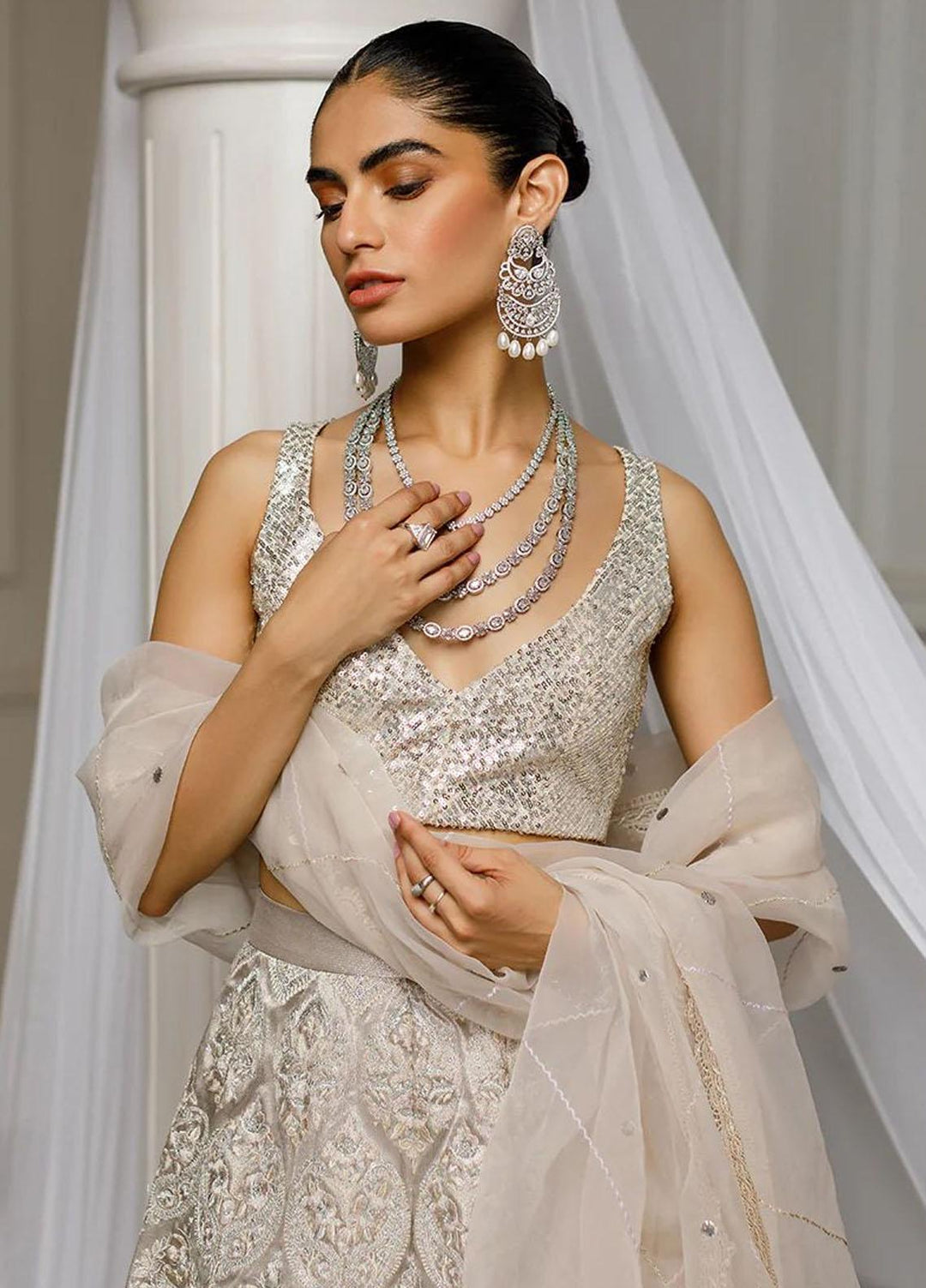 Threads & Motifs Pret Formal Wear Net 2 Piece Suit 8568