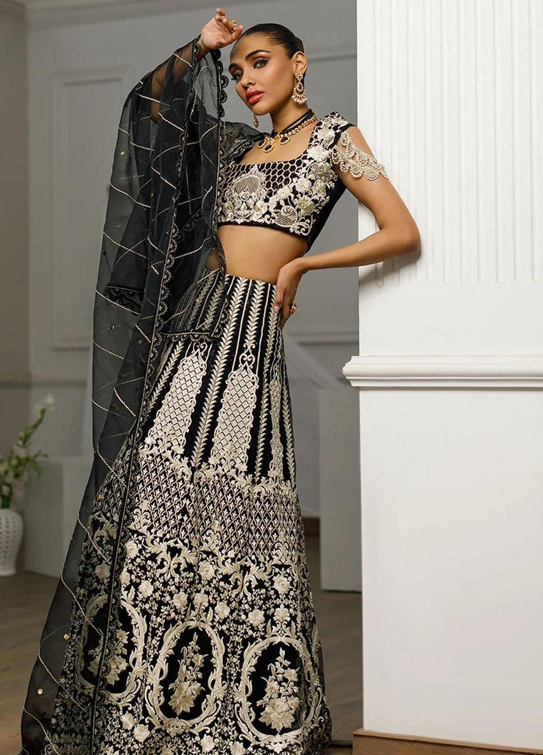 Threads & Motifs Pret Formal Wear Net 2 Piece Suit 8571