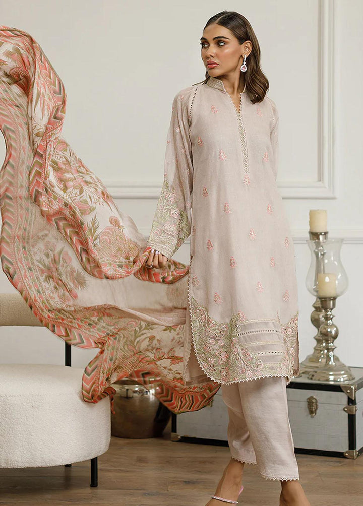 Threads & Motifs Pret Embroidered Cotton Net 2 Piece Suit 8324