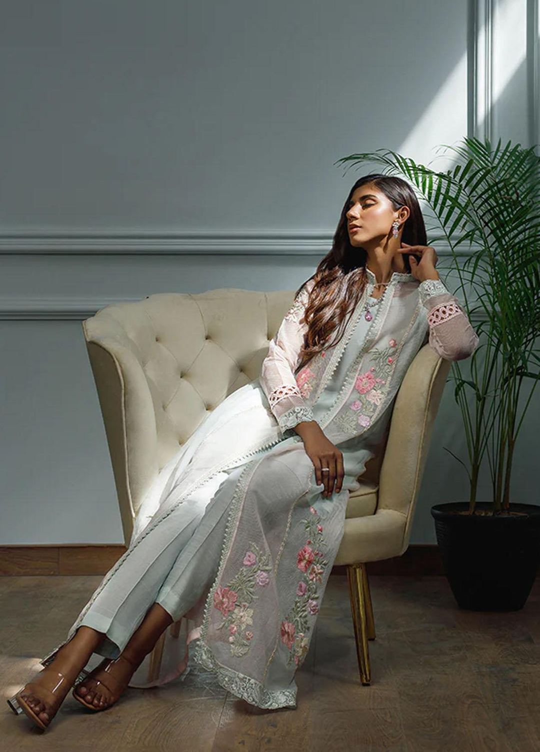 Threads & Motifs Pret  Khaadi Net Shirt 8295
