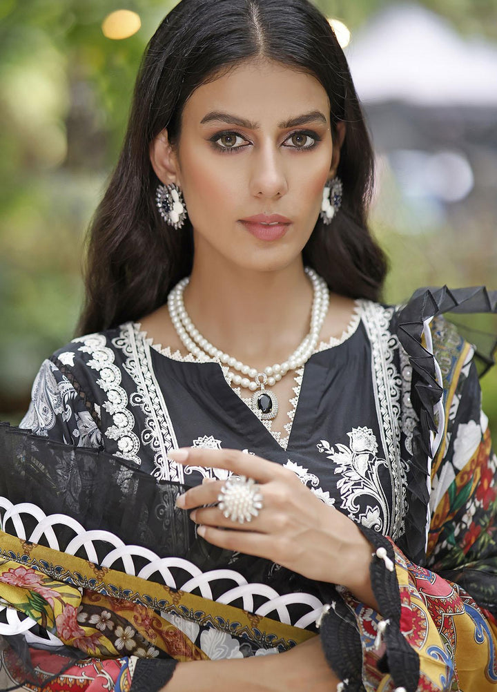 Threads & Motifs Embroidered Lawn Suits Unstitched 3 Piece THM22UL 7292 - Luxury Summer Collection