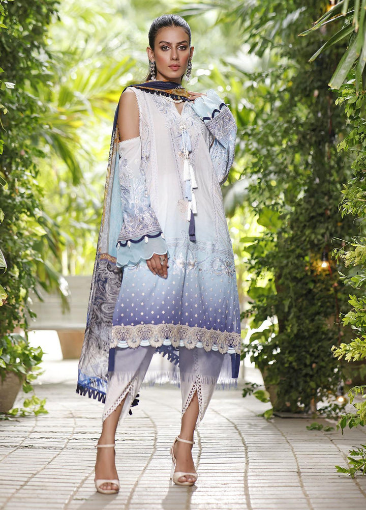 Threads & Motifs Embroidered Lawn Suits Unstitched 3 Piece THM22UL 7298 - Luxury Summer Collection