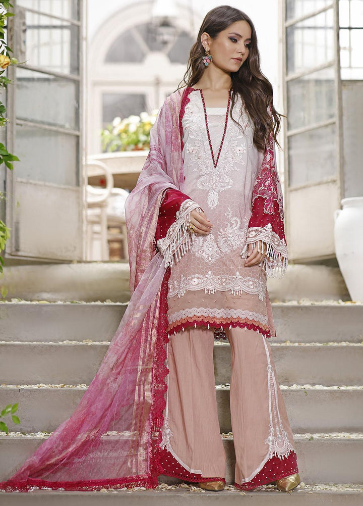 Threads & Motifs Embroidered Lawn Suits Unstitched 3 Piece THM22UL 7299 - Luxury Summer Collection