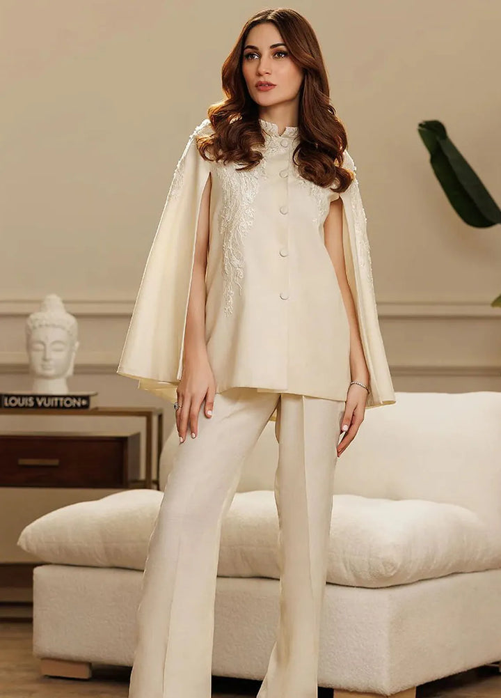 Threads And Motifs Pret Embroidered Chanderi Cape 8752
