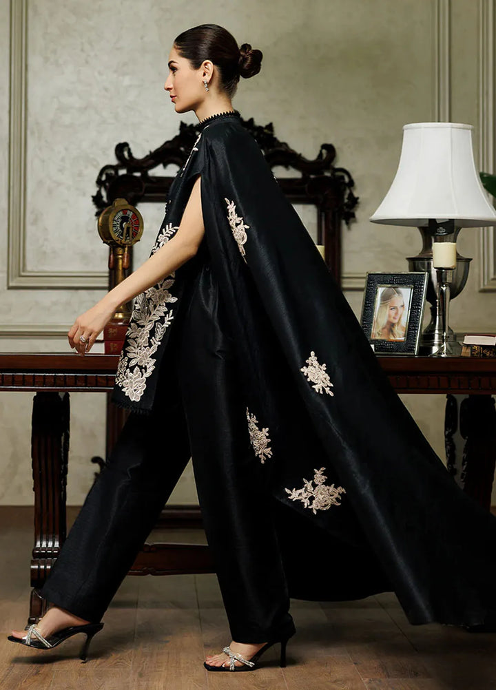 Threads And Motifs Pret Embroidered Raw Silk Dress 8725