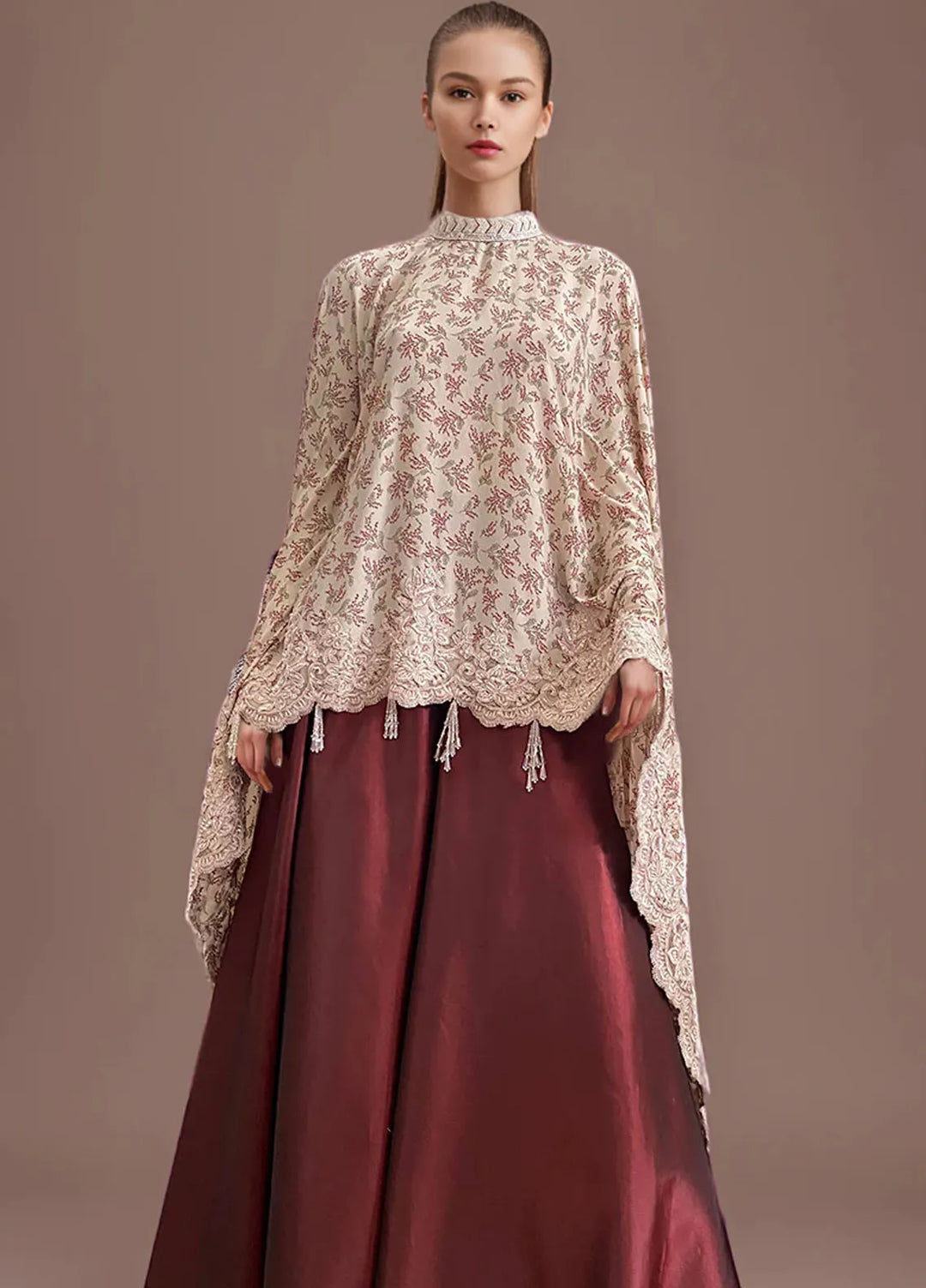 Threads And Motifz Pret Embroidered Chiffon 2 Peice Suit 9411