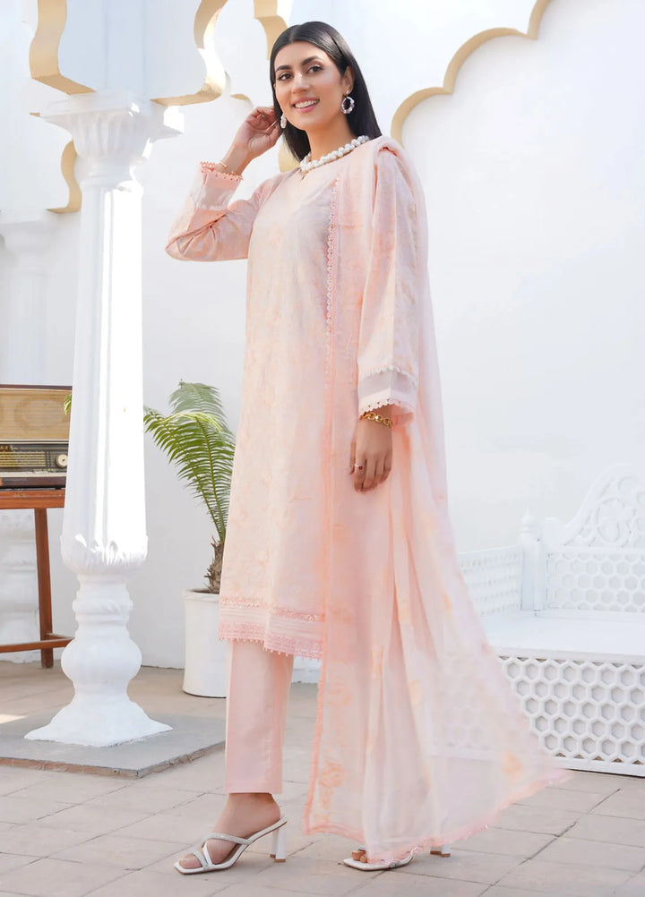 Threads And Weaves Embroidered Lawn Suit Unstitched 3 Piece L23209 - Festive Collection