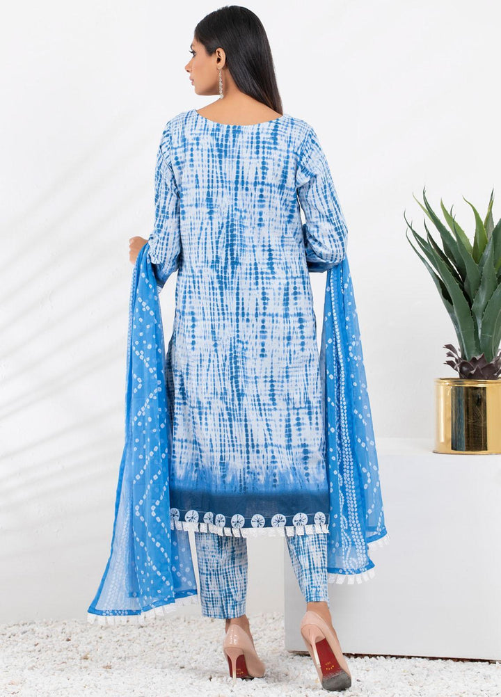 Tie & Die by ZS Textiles  Cotton Suits Unstitched 3 Piece ZS21TD-2 D-01 - Winter Collection