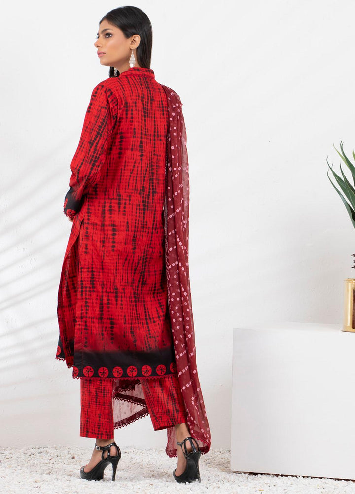 Tie & Die by ZS Textiles  Cotton Suits Unstitched 3 Piece ZS21TD-2 D-04 - Winter Collection