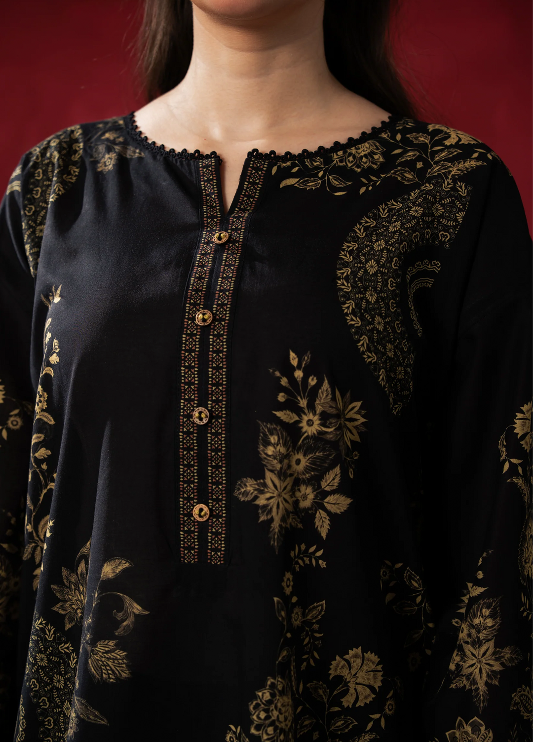 Zoe by Zeen RTW Printed Lawn 3 Piece Suit ZN26UZL WFM36602 - Casual Collection