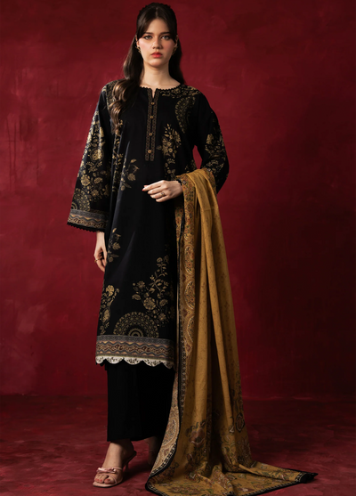 Zoe by Zeen RTW Printed Lawn 3 Piece Suit ZN26UZL WFM36602 - Casual Collection