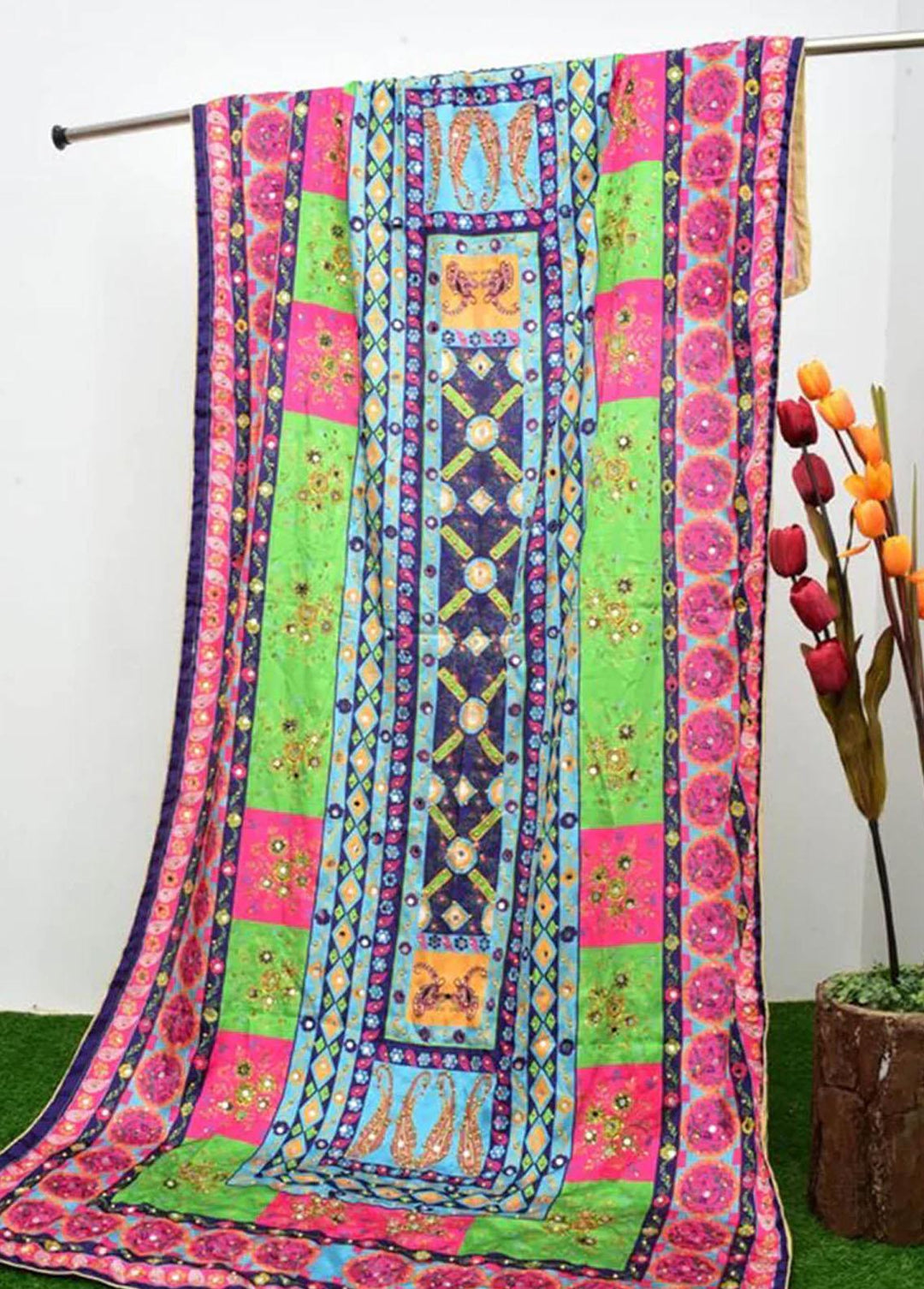 TNG Charmause Silk Dupatta TNG-MFD-0012 - Dupatta Collection